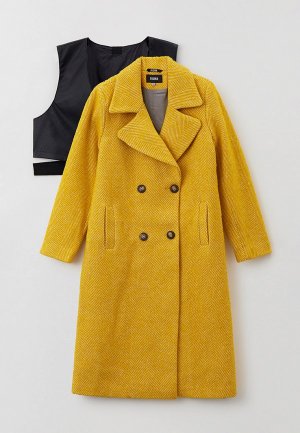 Пальто и жилет RionaKids Enigma/желтый. Цвет: разноцветный