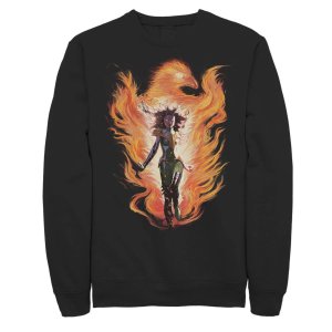 Мужская флисовая рубашка X-Men Rise Of Dark Phoenix Flames Marvel
