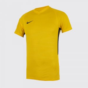 Футболка Nike Dry Tiempo Prem JSY, размер S, желтый. Цвет: желтый