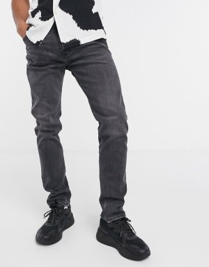 Черные джинсы скинни -Черный цвет Weekday