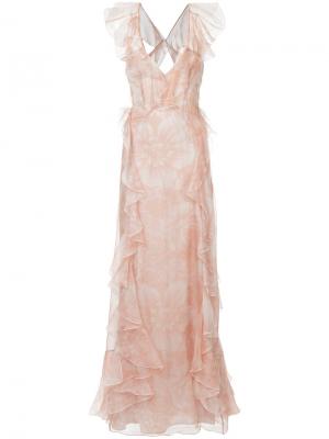 Платье Oh My Goddess Alice Mccall. Цвет: розовый и фиолетовый