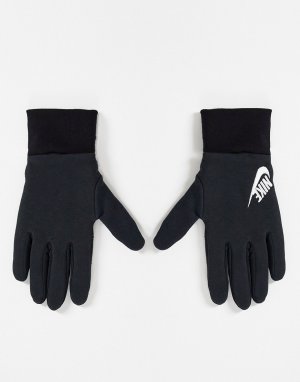 Черные флисовые перчатки Club-Черный Nike