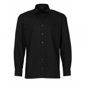 Рубашка , размер 44, черный Eterna. Цвет: черный