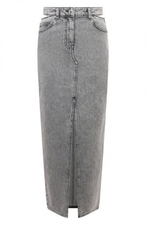 Джинсовая юбка Iro. Цвет: серый