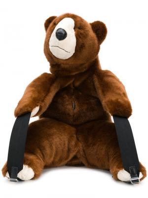 Рюкзак в виде плюшевого медведя Dolce & Gabbana. Цвет: коричневый