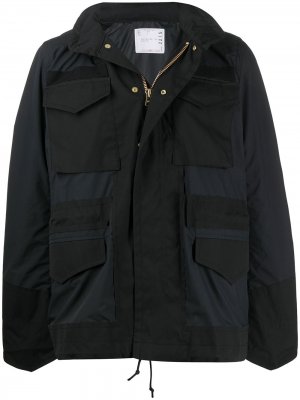 Куртка с карманами Sacai. Цвет: черный