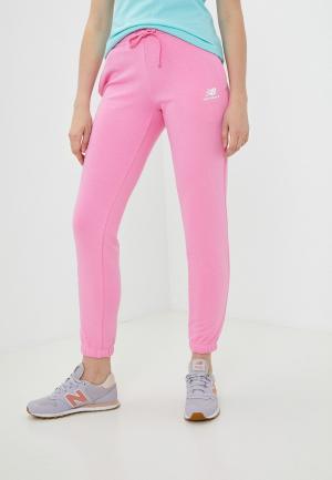 Брюки спортивные New Balance NB Essentials Celebrate Fleece Pant. Цвет: розовый