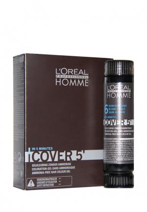 Гель тонирующий №6 LOreal Professional L'Oreal Homme - Уход за волосами и тонирование седины для мужчин 150 мл. Цвет: коричневый