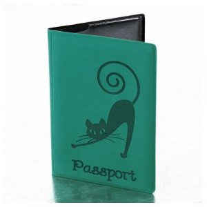 Обложка для паспорта , бирюзовый STAFF. Цвет: бирюзовый