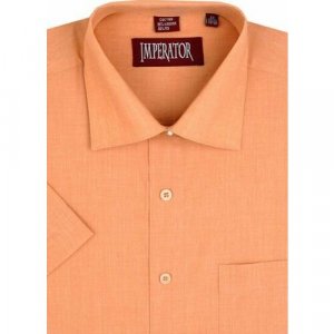 Рубашка , размер 46RU/S/178-186/39 ворот, оранжевый Imperator. Цвет: оранжевый
