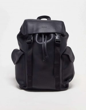 Черный рюкзак с двумя карманами Fenton