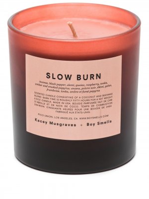 Свеча Slow Burn (240 г) из коллаборации с Kacey Musgraves Boy Smells. Цвет: розовый