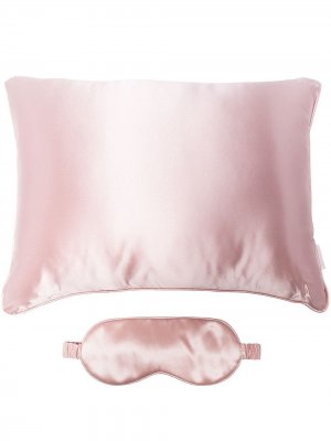 Комплект из подушка и маски Queen Slip. Цвет: розовый