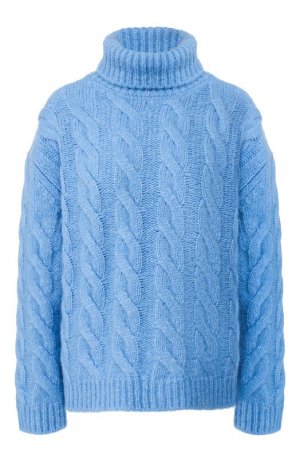 Шерстяной свитер Mansur Gavriel. Цвет: голубой