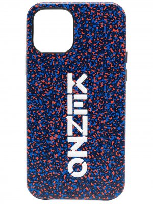 Чехол Verti для iPhone 12 с логотипом Kenzo. Цвет: синий