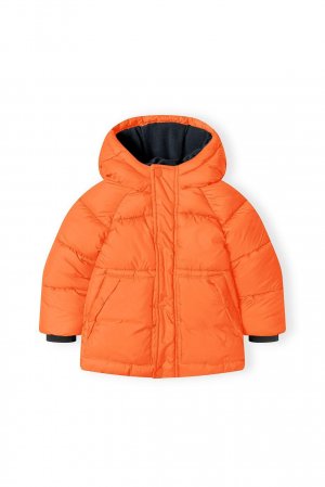 Утепленная куртка с подкладкой из микрофлиса, оранжевый Minoti