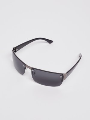 Солнцезащитные очки zolla. Цвет: темно-серый