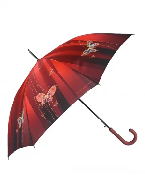 Зонт женский 1626 бордово-красный Airton