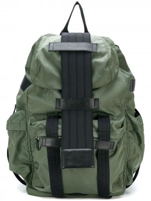 Рюкзак с несколькими наружными отделениями KTZ. Цвет: зеленый