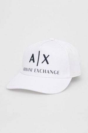 Хлопчатобумажная шапка , белый Armani Exchange