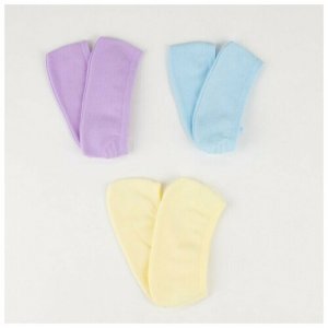 Носки , размер 23, фиолетовый, желтый, голубой Minaku. Цвет: фиолетовый/желтый/голубой