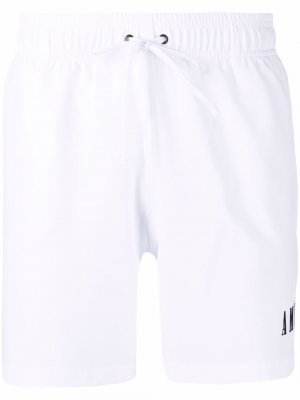 Плавки-шорты с логотипом AMIRI. Цвет: белый