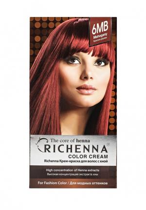 Крем-краска Richenna для волос с хной № 6MB Mahogany