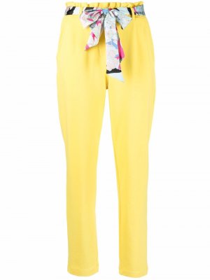 Scarf-detail tapered trousers LIU JO. Цвет: желтый