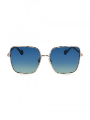 Квадратные солнцезащитные очки Babe 60 мм , синий Lanvin