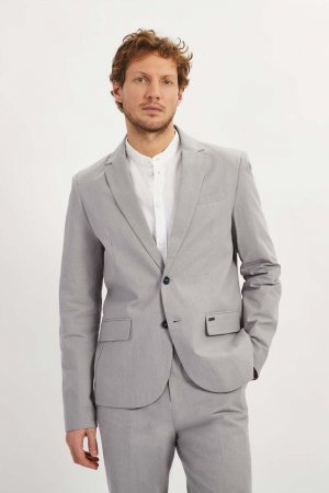 Пиджак baon. Цвет: серый
