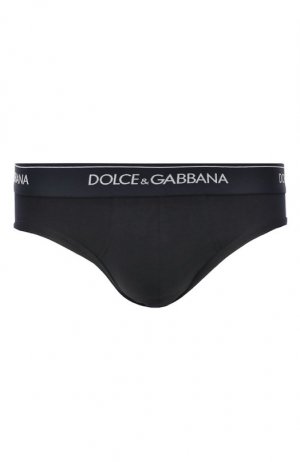 Комплект из двух брифов Dolce & Gabbana. Цвет: синий