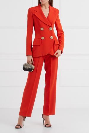 Красный костюм с брюками Gai Mattiolo Vintage. Цвет: красный