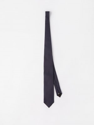 Шелковый жаккардовый галстук , синий Lanvin
