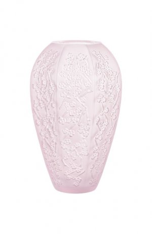 Ваза Sakura Lalique. Цвет: розовый