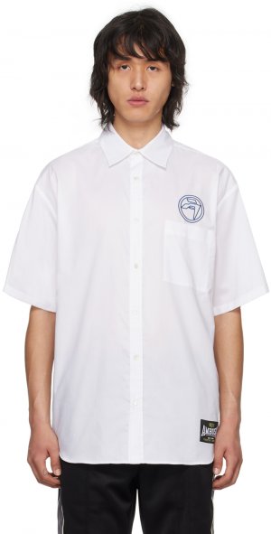 Белая рубашка с эмблемой в виде круга Ambush