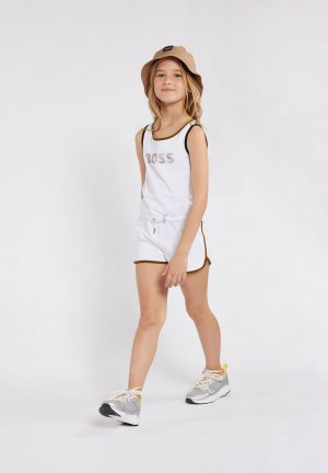 Комбинезон SHORT ALL IN ONE BOSS Kidswear, цвет white Kidswear