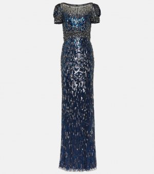 Украшенное платье JENNY PACKHAM, синий Packham