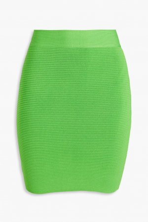 Мини-юбка с повязкой HERVÉ LÉGER, зеленый Léger