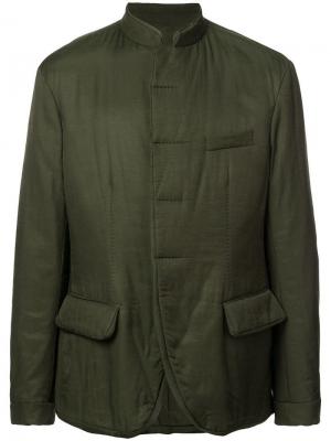 Однобортный пиджак Haider Ackermann. Цвет: зеленый