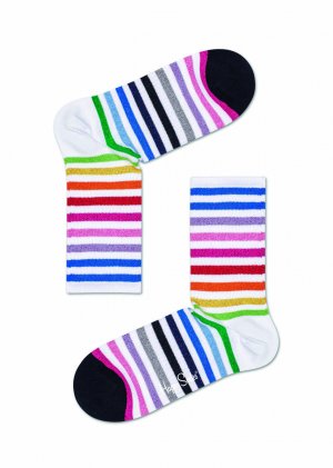 Носки Rainbow Stripe 3/4 Crew Sock ATSTR14 Happy socks