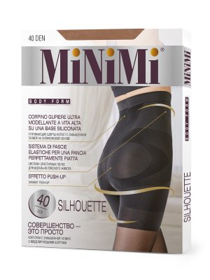 Колготки mini silhouette 40/140 (высокая утяжка шорты) daino MINIMI