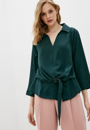 Блуза Code. Цвет: зеленый