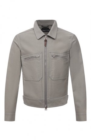 Джинсовая куртка Tom Ford. Цвет: серый