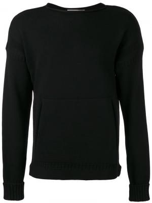 Пуловер с карманом Stella McCartney. Цвет: чёрный