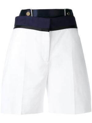 Классические шорты Victoria Beckham. Цвет: белый