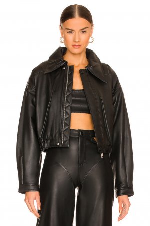 Куртка Raven Leather, черный Camila Coelho