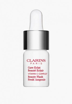 Сыворотка для лица Clarins - осветляющий 7-дневный концентрат, Cure Eclat Beauté Eclair, 8 мл. Цвет: прозрачный