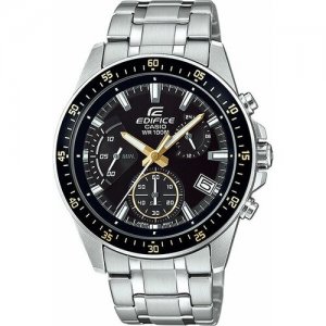 Наручные часы CASIO Edifice EFV-540D-1A9, черный, серебряный. Цвет: серебристый