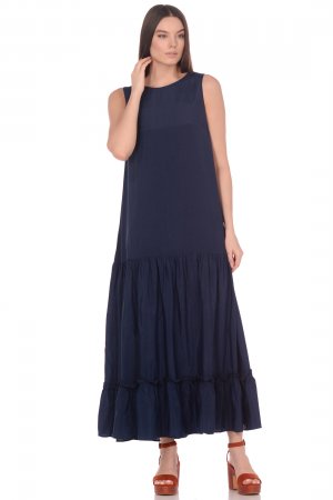 Платье baon. Цвет: синий