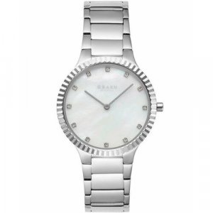 Наручные часы V292LXCWSC, белый, серебряный OBAKU. Цвет: белый/серебристый/серебристый-белый